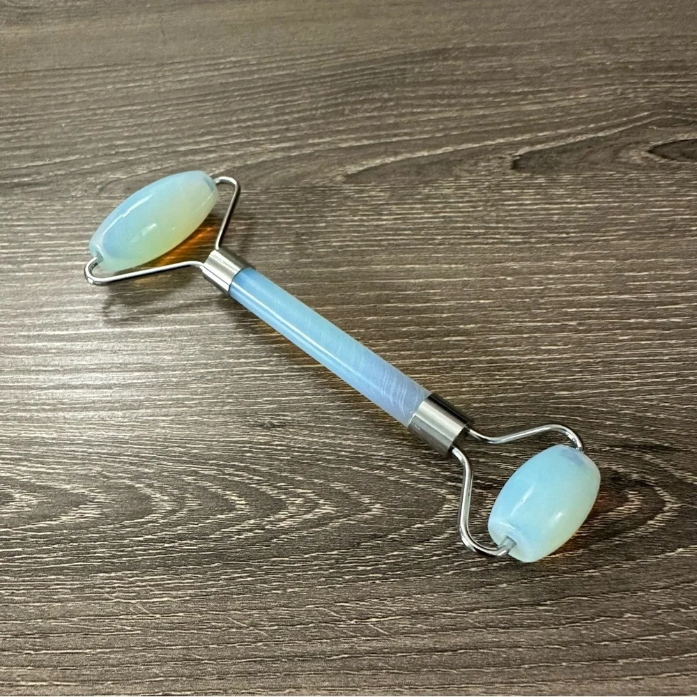Anthropologie Well Done Opal Crystal Facial Roller